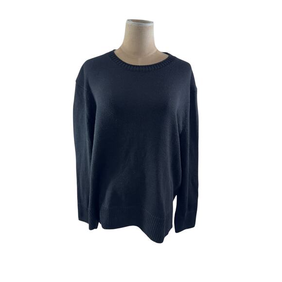 "ELLA MOSS" black Sweater, Very Soft, Size S, Work wear, Office Wear, Simple - Picture 1 of 9